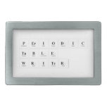 Periodic
 Table
 Writer  Belt Buckle
