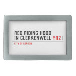 Red Riding Hood  in Clerkenwell  Belt Buckle