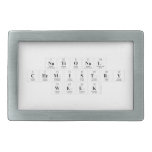 National 
 Chemistry 
 Week  Belt Buckle