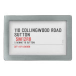 110 collingwood road  Sutton    Belt Buckle