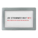 Joe Strummer Way  Belt Buckle