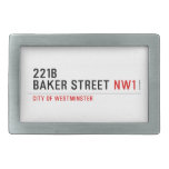 221B BAKER STREET  Belt Buckle