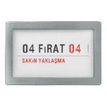 04 fırat  Belt Buckle