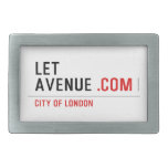 LET  AVENUE  Belt Buckle
