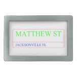 Matthew st  Belt Buckle
