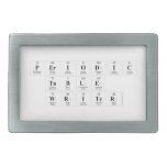 Periodic
 Table
 Writer  Belt Buckle