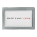 STREET Sound  Belt Buckle