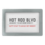 Hot Rod Blvd  Belt Buckle