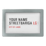 Your Name StreetBariga  Belt Buckle