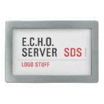 E.C.H.O. server   Belt Buckle