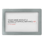 Your Name moeletji Street poshka(lamivano)  Belt Buckle