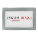 FARZETKİ   Belt Buckle