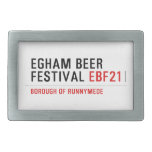 EGHAM BEER FESTIVAL  Belt Buckle