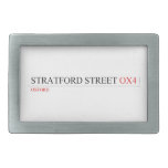 Stratford Street  Belt Buckle