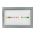 Periodic Table  Belt Buckle
