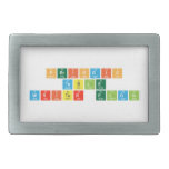Periodic
 Table
 Writer eldin  Belt Buckle
