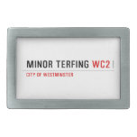 Minor Terfing  Belt Buckle