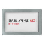 Brazil Avenue  Belt Buckle