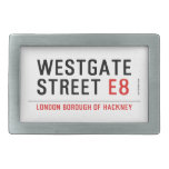 Westgate street  Belt Buckle