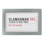 Slamannan  Belt Buckle