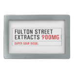 Fulton street Extracts  Belt Buckle