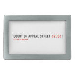 COURT OF APPEAL STREET  Belt Buckle