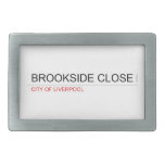 brookside close  Belt Buckle