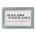 Im new Admin   #Tahseen_Qainth   Belt Buckle