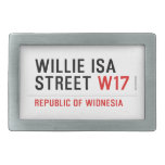 willie isa Street  Belt Buckle