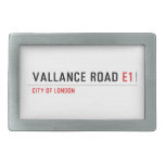 vallance road  Belt Buckle