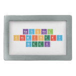 National 
 Chemistry
 Week  Belt Buckle
