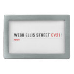 Webb Ellis Street  Belt Buckle