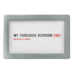My Turquoise Bedroom  Belt Buckle