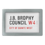 J.B. BROPHY COUNCIL  Belt Buckle