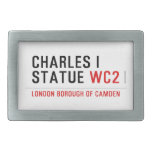 charles i statue  Belt Buckle