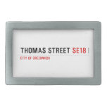 THOMAS STREET  Belt Buckle