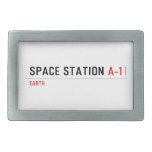 Space Station  Belt Buckle