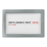 SOUTH LONDON'S FINEST   Belt Buckle