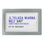 jl.telaga warna no.2  Belt Buckle