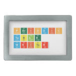 Periodic
 Table
 Writer  Belt Buckle