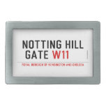 notting hill  gate  Belt Buckle