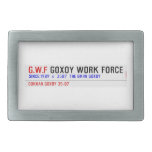 G.W.F  Belt Buckle