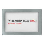WINCANTON ROAD  Belt Buckle