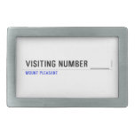 Visiting Number ____  Belt Buckle