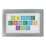 Positive
 Energetic
 Kind  Belt Buckle