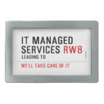 It managed  services  Belt Buckle