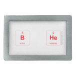 B He  Belt Buckle