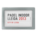 PADEL INDOOR LLEIDA  Belt Buckle