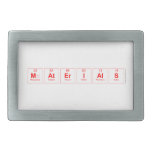 Materials  Belt Buckle