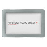 Sthembiso mumbo street  Belt Buckle